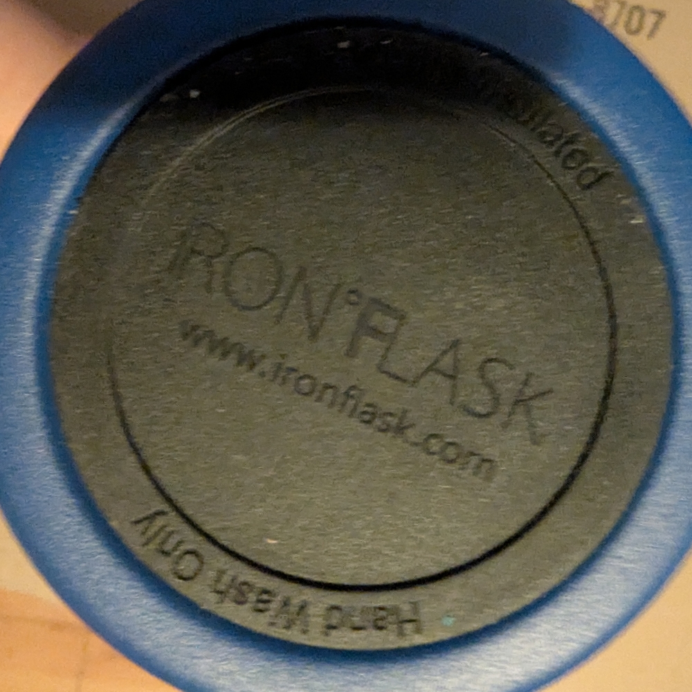 Iron Flask Blue Water Bottle - Picture 7 of 8